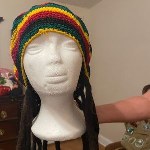Hat rasta with dreads